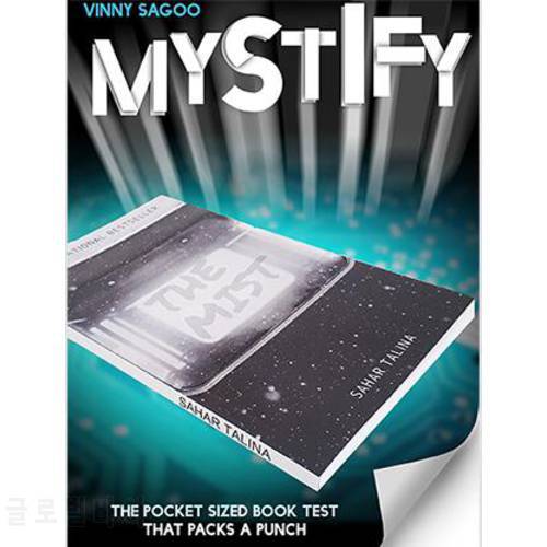 Mystify (Gimmicks and Online Instructions) Magic Tricks Pocket-size Book Test Magia Close Up Gimmick Props Mentalism