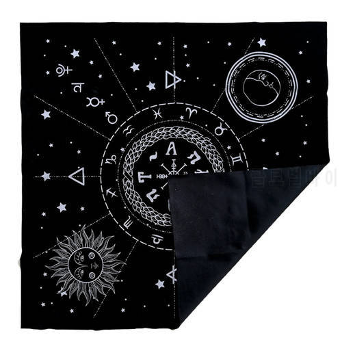 Tarot Tablecloth Tarot Tablecloth Table Napkins Witchcraft Supplies Square Tarot Table Cloth Divination Altar Board Game