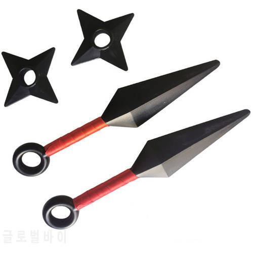 1PCS Hokage Ninja Kakashi Akatsuki Kunai Shuriken Anime Cosplay Narutos Accessories Props Weapons Halloween Gifts Wholesale