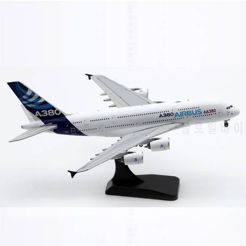 Diecast 1:400 Scale A380 Original F-WWDD Alloy Passenger Aircraft Model Collection Souvenir Display Toys Gift