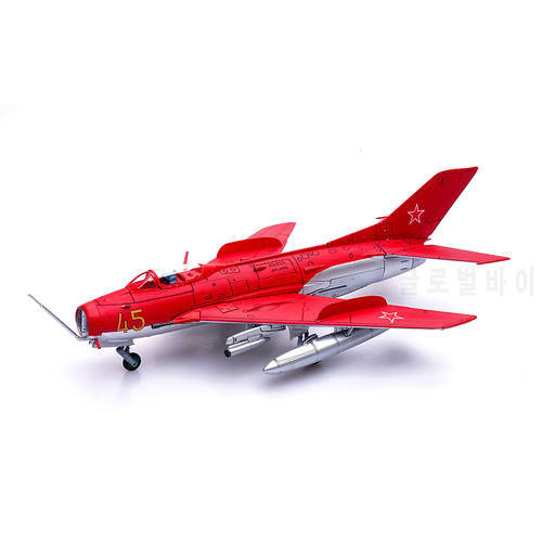 Diecast 1/72 Scale Soviet MIG-19S 1960 Aircraft Model Metal Material Simulation Ornaments Toy Display Collection