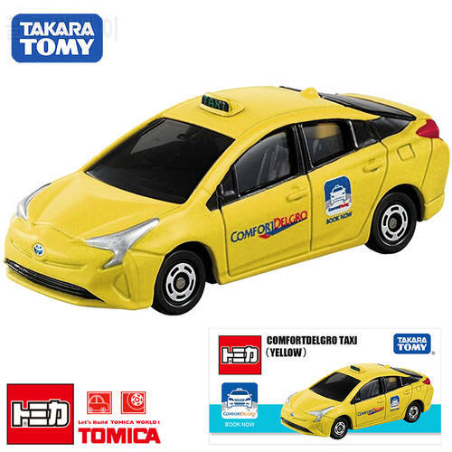 Takara Tomy Tomica COMFORTDELGRO TAXI YELLOW Metal Diecast Vehicle Model Toy Car