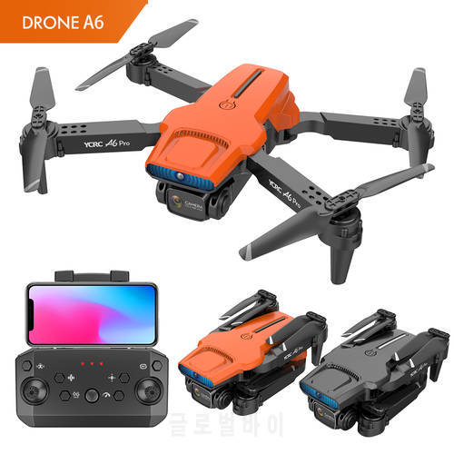 2022 NEW A6 Pro Drone 4k Profesional HD Dual Camera Fpv Drones With Infrared Obstacle Avoidance Rc Helicopter Quadcopter Toys
