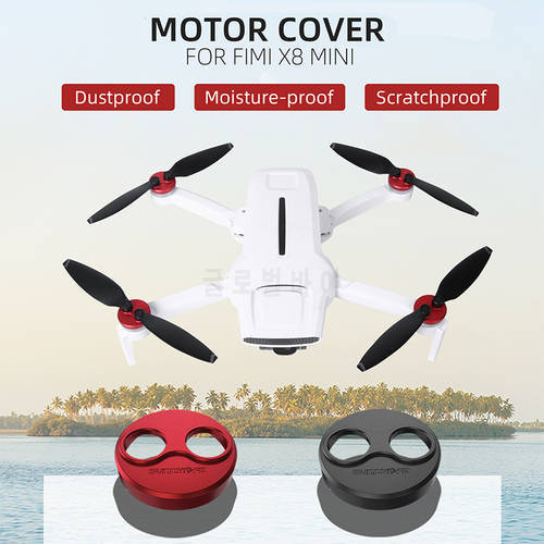 For FIMI X8 Mini 4pcs Motor Cover Cap Dust-proof Drone Engine Protector Motor Protective Guard Drone Accessories