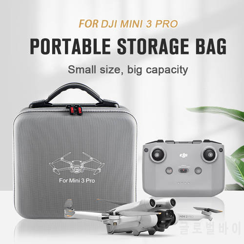 Portable Bag Suitcase Carrying Case for DJI Mini 3 PRO Storage Bag for DJI Mini 3 Pro Shoulder Bag PU Drone Accessories