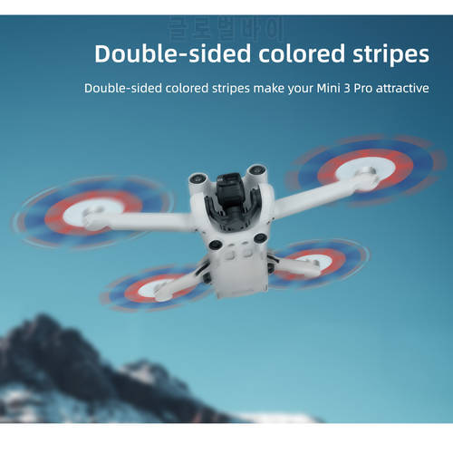8 Pcs Propeller Drone Blade Props Light Weight Wing Fans Double Sided Color Low noise Wing For DJI Mini 3 Pro Drone Accessories