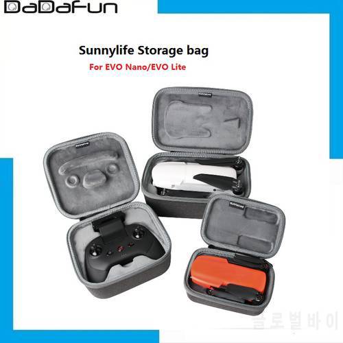 Sunnylife Storage Bag/RC Remote Controller Bag /Drone Body Bag for EVO Nano/Nano+/EVO Lite/Lite Plus Drone Traval Bag Accessory