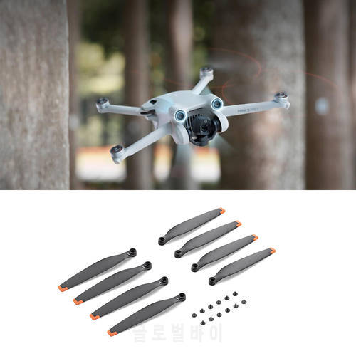 4/8/16PCS Quick Release Propellers For DJI Mini 3 Pro Low-Noise Props Paddle Blade Noise Reduction Prop Drone Accessories