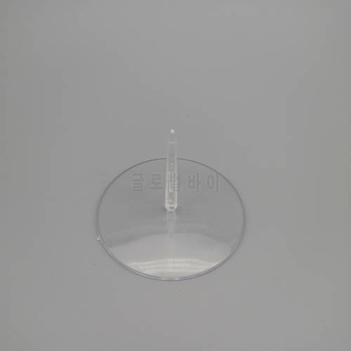 1PCS 60mm Round Transparent Flight Stand (30mm+35mm Flying Stems)For Miniature Wargames Table Games