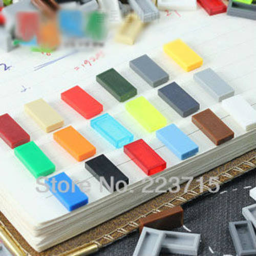 Free Shipping3069 100pcs *Flat Tile 1x2* DIY enlighten block bricks compatible with other brand parts