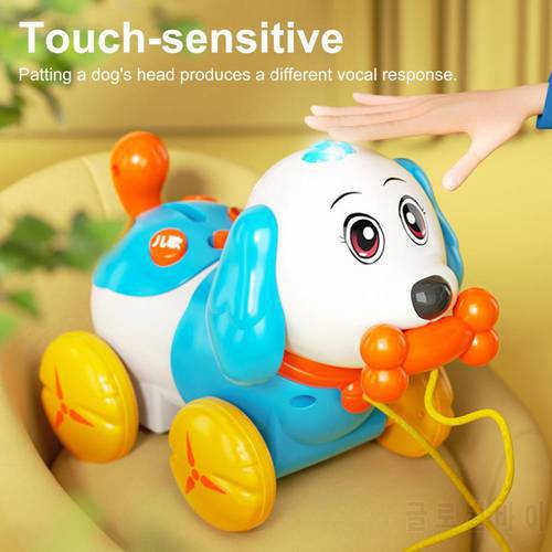 Electric Dog Toy Lovely Appearance Intelligence Vivid Electric Robot Dog Toy with Sound Puppy Robot Toys for Family