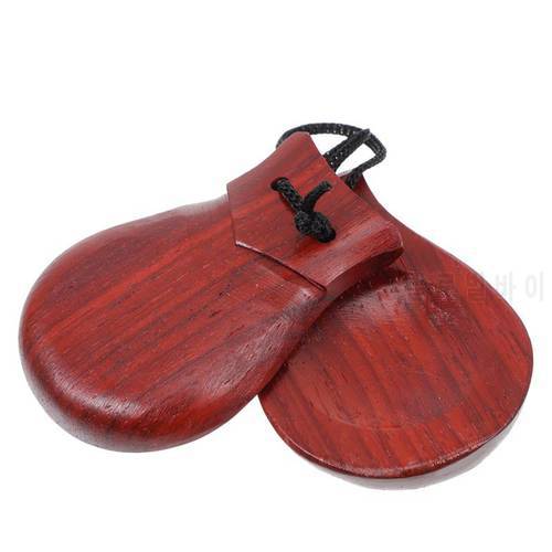 Orff Percussion Spanish Castanets/Steelless Castanets Musical Toy Percussion Instruments Castanet Toy for Early Education