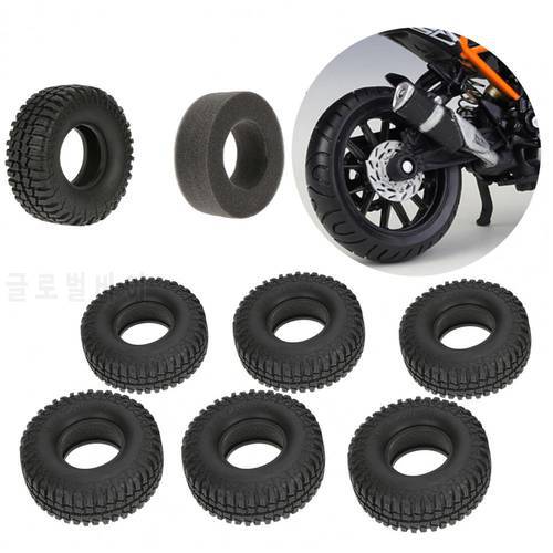 4Pcs Portable Tear Resistant RC Crawler Car Tyre Crawler Toy Tyre Wearproof Lightweight