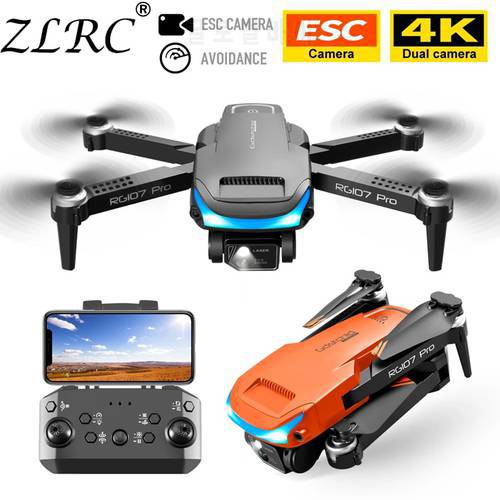 ZLRC RG107 Drone Obstacle Avoidance HD Dual Camera Optical Flow Positioning Four Axis Aircraft Electrically Adjustable Camera