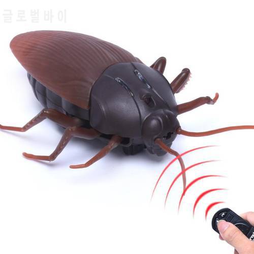 Funny Simulation Infrared Remote Control Prank Insect RC Cockroach Gag Toy for Joke Trick Bugs Little Animal Spider Scorpion Bee