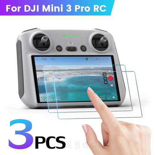 HD Tempered Glass Protective Film for DJI MINI 3 PRO RC with Screen Remote Controller Screen Protector Accessories For Mini3 PRO