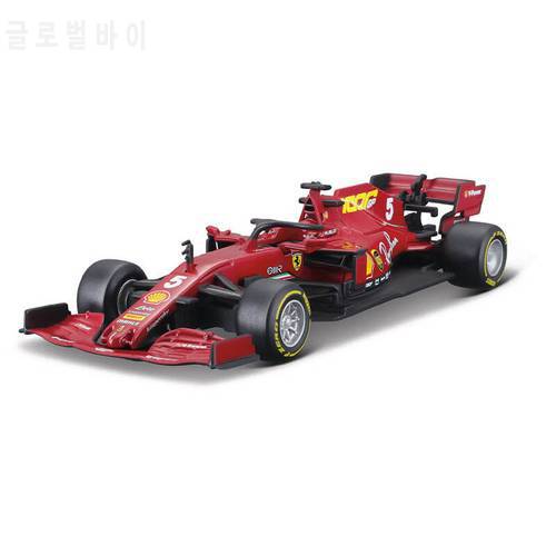Exquisite 2020 Ferrari Bburago 1:43 F1 SF1000 5 Sebastian Vettel Alloy Car Die Cast Car Model Toy Collection Gift