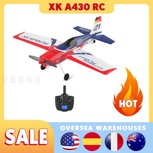 WLtoys XK A430 RC Plane 3D Modes 5CH Brushless Motor Easy to Fly Electric Remote Control Aircraft Toys system like real machine