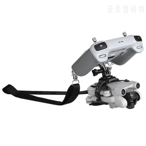 For DJI Mini 3 Pro Drone Handheld Gimbal Bracket Remote Control Fixed Adjustment Strap Lanyard Stabilizer Holder Accessories