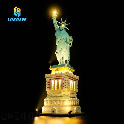 LocoLee Led Light Kit For 21042 Statue of Liberty Collectible Bricks Lighting Set (NOT Include Model)
