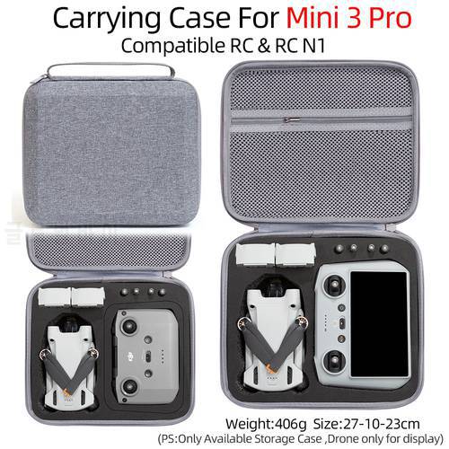 For Mini 3 Pro/DJI RC N1 Square Portable Carrying Case Travel Shoulder Bag Waterproof For Dji Mini 3 Pro Drone Accessory