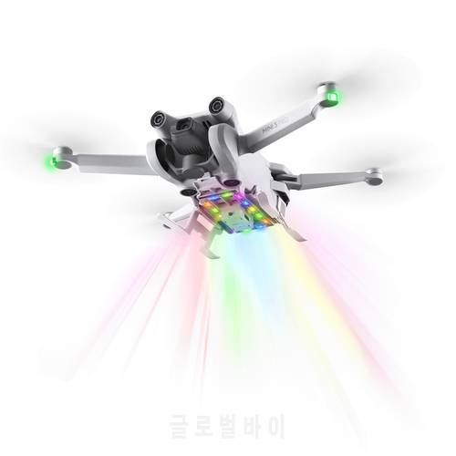 For DJI Mini 3 Pro Landing Gear Foldable LED Lamp Light Flash Night Skid Kit Extended Expansion Drone Mavic Mini/2/SE Air 2 2S