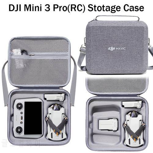 Shoulder Storage Bag For DJI Mini 3 Pro Remote Control with Screen Carrying Case Portable Box for DJI RC Drone Accessories Bag