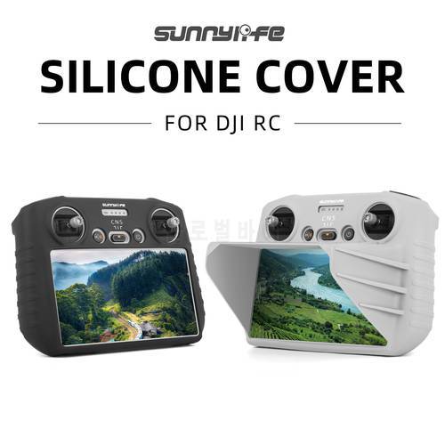 mini 3 Scratch Proof Silicone Cover for Dji Mini 3 PRO Remote Controller Protective Case Anti collision Case With lens hood