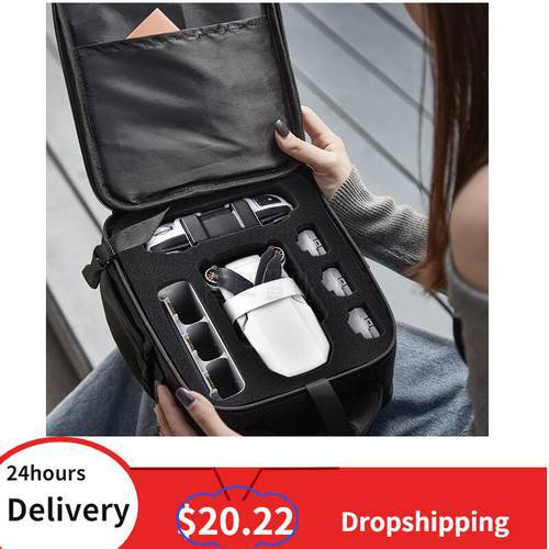 Drone Shoulder Messenger Bag Portable Waterproof Nylon Carrying Travel Case Storage Handbag Compatible For Dji Mini 2 dropship