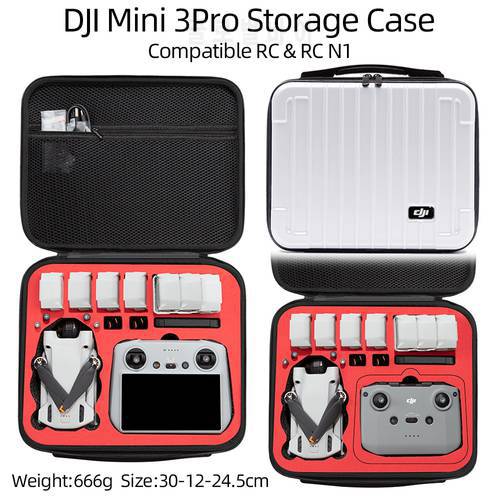 Portable Suitcase for DJI Mini 3 PRO HardShell Waterproof Storage Case Carrying Box for DJI Mini 3 RC Controller Accessories