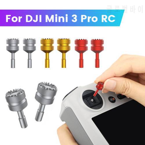 Remote Controller Joystick for DJI Mini 3 PRO Drone transmitter Thumb Metal Stick Replacement Accessories For MINI 3 PRO RC 2022