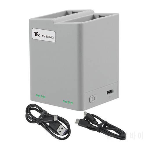 For DJI MINI 3 PRO Battery Charging Two-Way Charging Hub Portable USB Charging Housekeeper Drone DJI Accessories