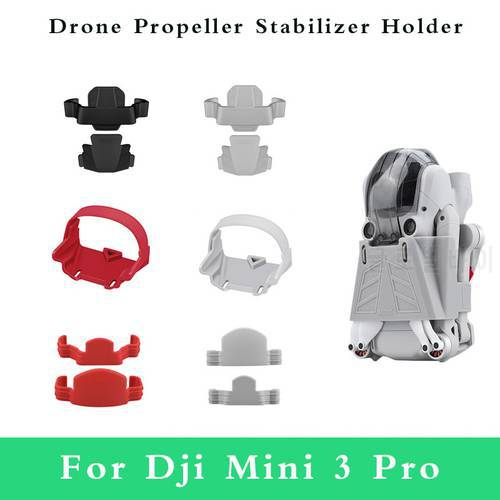 For Dji Mini 3 Pro Accessories Drone Propeller Stabilizer Holder Protective Prop Blades Mount for DJI Mini 3 Pro Grey/Black/Red