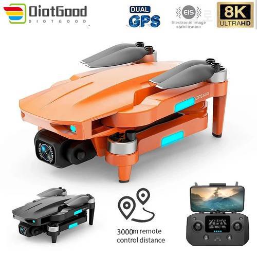 New L700 PRO GPS Drone 8K Professional Dual HD Camera FPV 3Km Aerial Photography Brushless Motor Foldable Quadcopter Toys