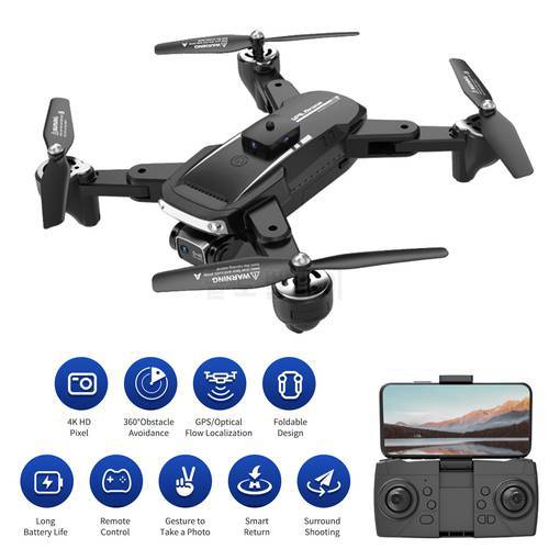 S7 GPS RC Drone with Camera 4K Dual Camera Profesional RC Quadcopter Function Obstacle Avoidance Foldable RC Quadcopter Drone