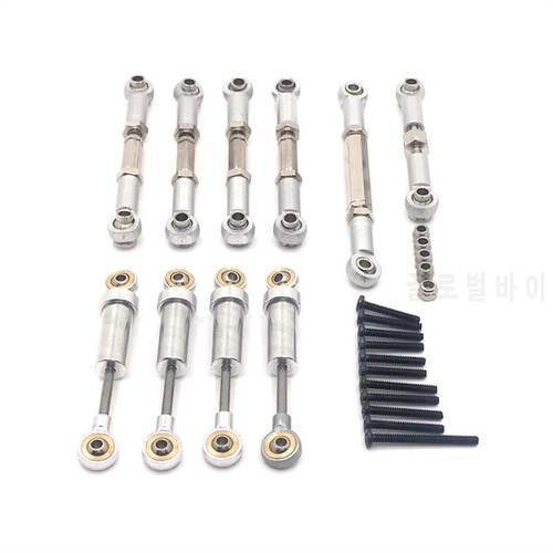 FMS 1/24 Xiaoqi FCX24 RC Car Metal Modification Parts, Upgrade Shock Absorber, Tie Rod, Steering Link kit