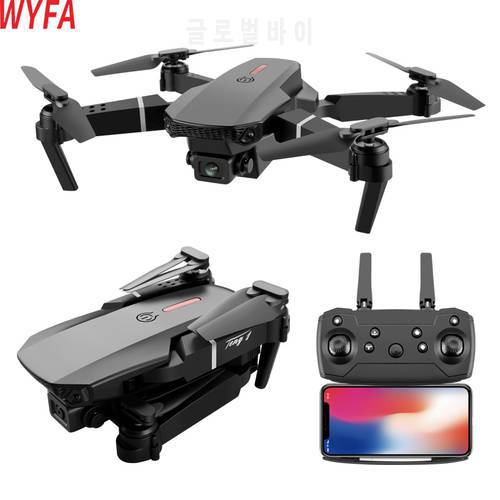 WYFA E88 E58 Quadcopter Pro WIFI FPV 1080P Drone With Wide Angle HD 4K Camera Height Hold RC Foldable Gift Toy With Box Package