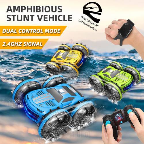 828D Amphibious Remote Control Carrinho Controle Remoto RC Wltoys 2.4Ghz 4WD Off Road Rock Double Sided 360 Degree Rotating Car