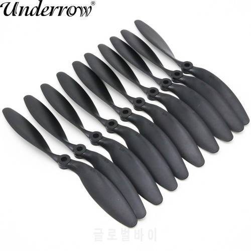 10pcs/lot 8060 Propellers Glass Fiber & Nylon Props for RC Airplane Quadcopter Perfect 8x6 RC Airplane Propellers Blades
