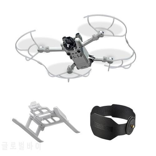 Propeller Guard for DJI Mini 3 Pro Drone Propeller Protector Holder Foldable Landing Gear for DJI Mini 3 Pro Drone Accessories