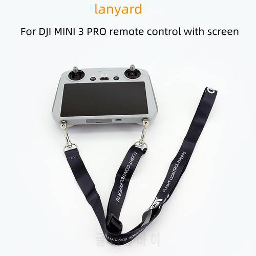 For DJI Mini 3 Pro with Screen Version Remote Control Lanyard Neck Strap Remote Controller Hanging Straps Dron Accessories