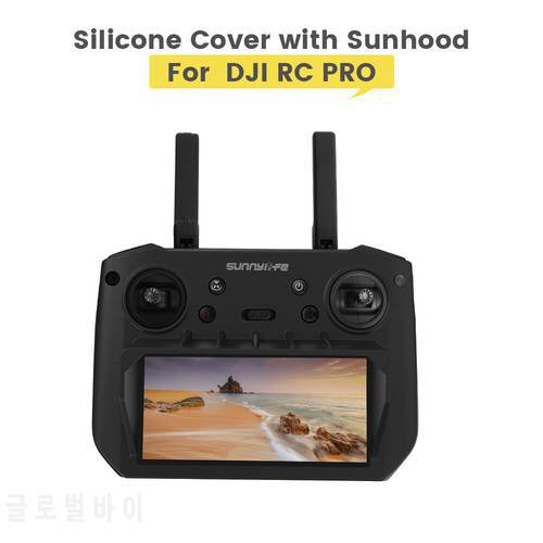 Silicone Case for DJI MAVIC 3 Protective Cover with SunHood For DJI RC RPO Smart Controller Cover Protector Accessories