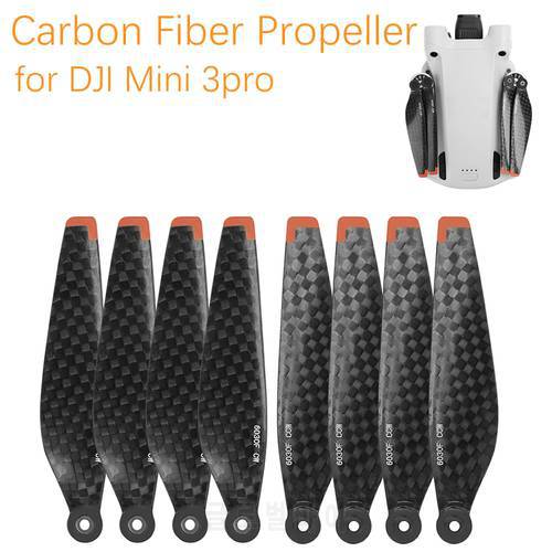 For DJI Mini 3 Pro Carbon Fiber Propeller Hard and Durable Lightweight Propellers 6030F Foldable Props Blades Accessories