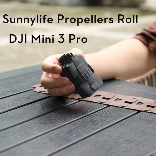 Sunnylife DJI Mini 3 Pro Propellers Roll Soft Scratch Proof Silicone Case Delicate Protection Propellers Mini 3 Pro Accessories
