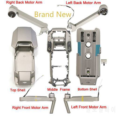 DJI Mavic Pro Platinum Right Left Rear Arm Top Bottom Housing Shell Middle Frame Brand New