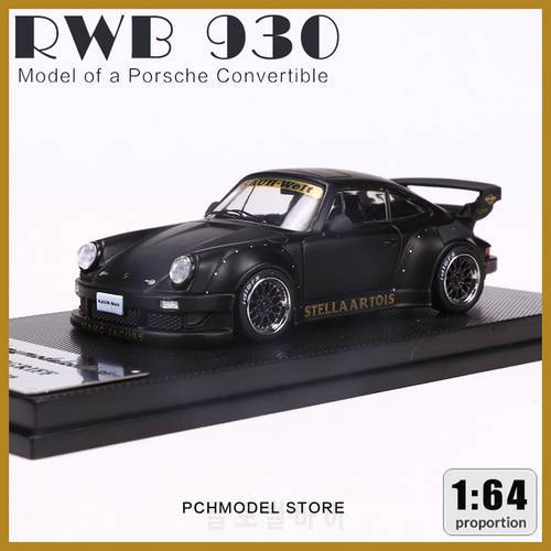 Model Collect 1/64 Porsche RWB930 Scale Alloy Die-Casting Simulation Car Model Original Collection Decoration display gift