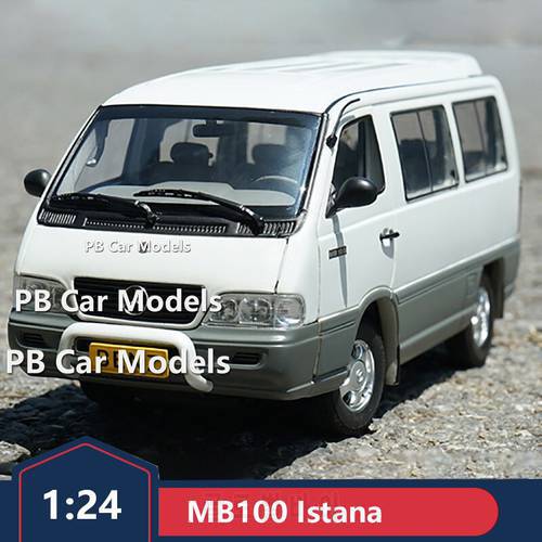 1:24 MB100 Istana Huizhong commercial vehicle model alloy full-open van car model