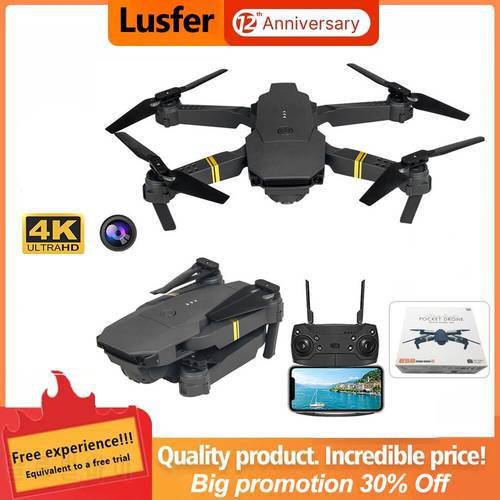 Portable 4K Drone E58 WIFI FPV With Wide Angle HD Camera Hight Hold Mode Foldable Arm RC Quadcopter Drone X Pro RTF Dron Gifts
