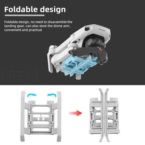 New Foldable Landing Gear Extended Height Leg Support Protector Stand Skid For DJI Mini SE/Mini 2/Mavic Mini Drone Accessories