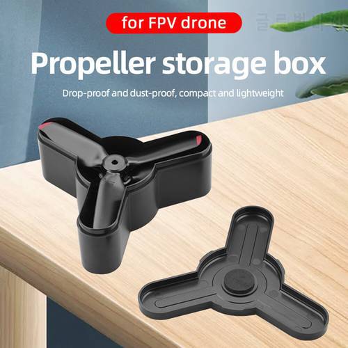 For DJI FPV 5328S Plastic Propeller Storage Box for DJI FPV 5328S Blade Anti-fall Protection Case Drone Aircraft Drone Accessory